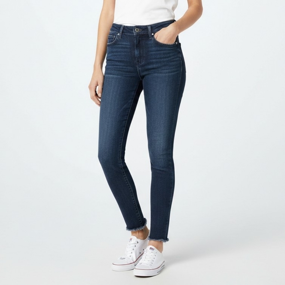 NWOT Paige Denim Hoxon Ankle Raw Hem Skinny Jean, size 26